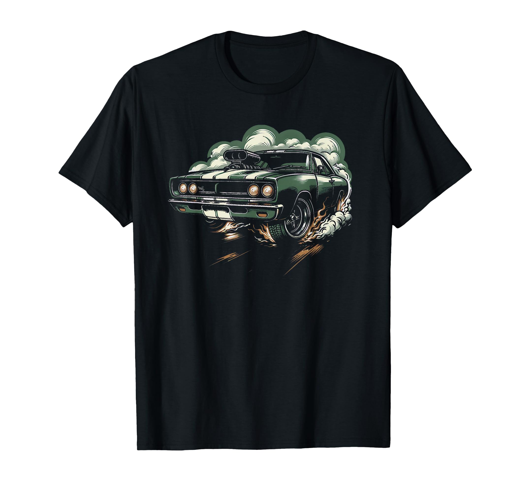 American Muscle Car 60S 70S Car Lover T-Shirt - Graphic Print Men Women - T-Shirt, Sweatshirt, Hoodie