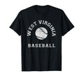 West Virginia Baseball Distressed T-Shirt - Graphic Print Men Women - T-Shirt, Sweatshirt, Hoodie