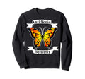 Anti Social Butterfly Funny Introvert Sweatshirt - Custom Art Print Unisex - T-Shirt, Sweatshirt, Hoodie
