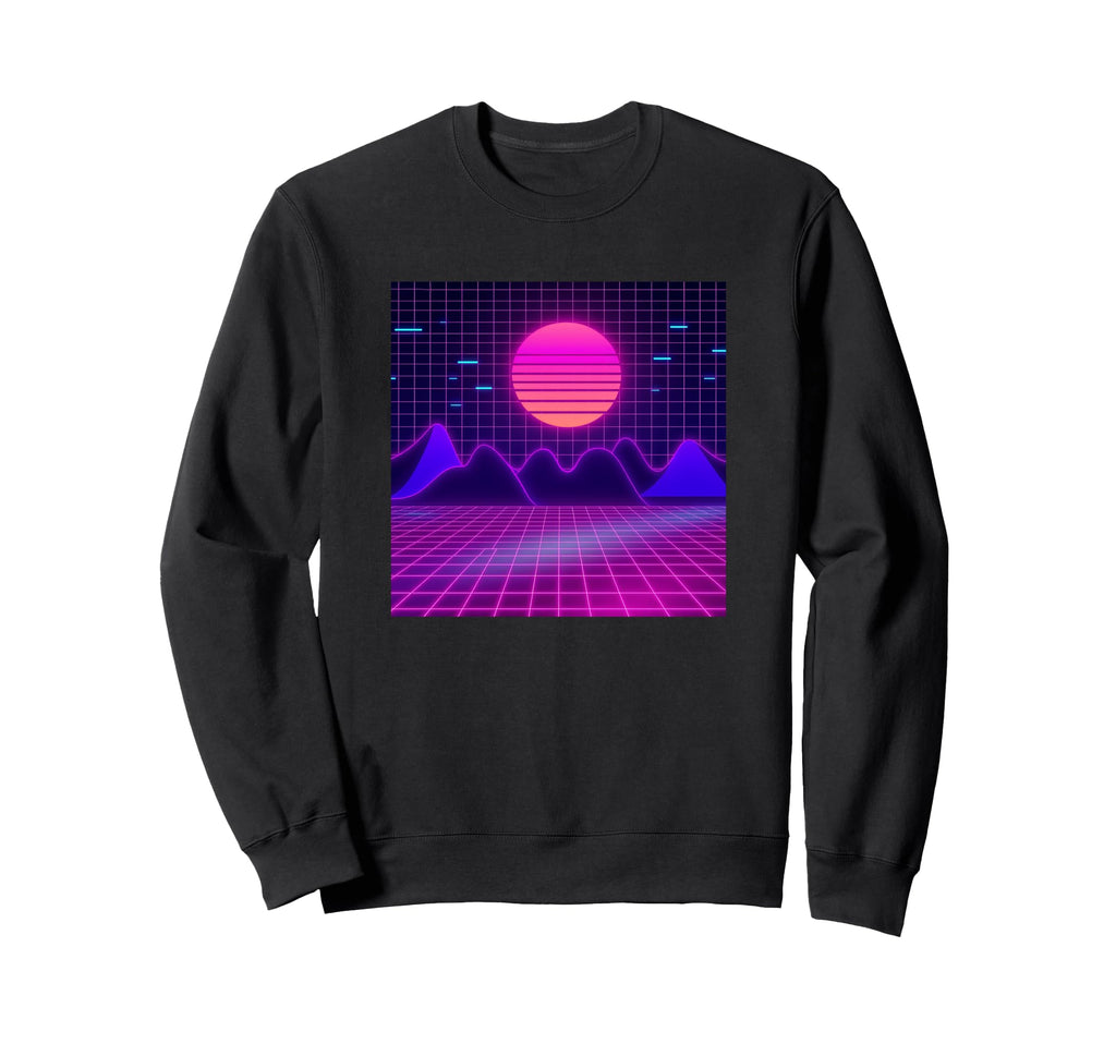 Aesthetic Vaporwave 80S 90S Sweatshirt - Unique Graphic Men Women - T-Shirt, Sweatshirt, Hoodie