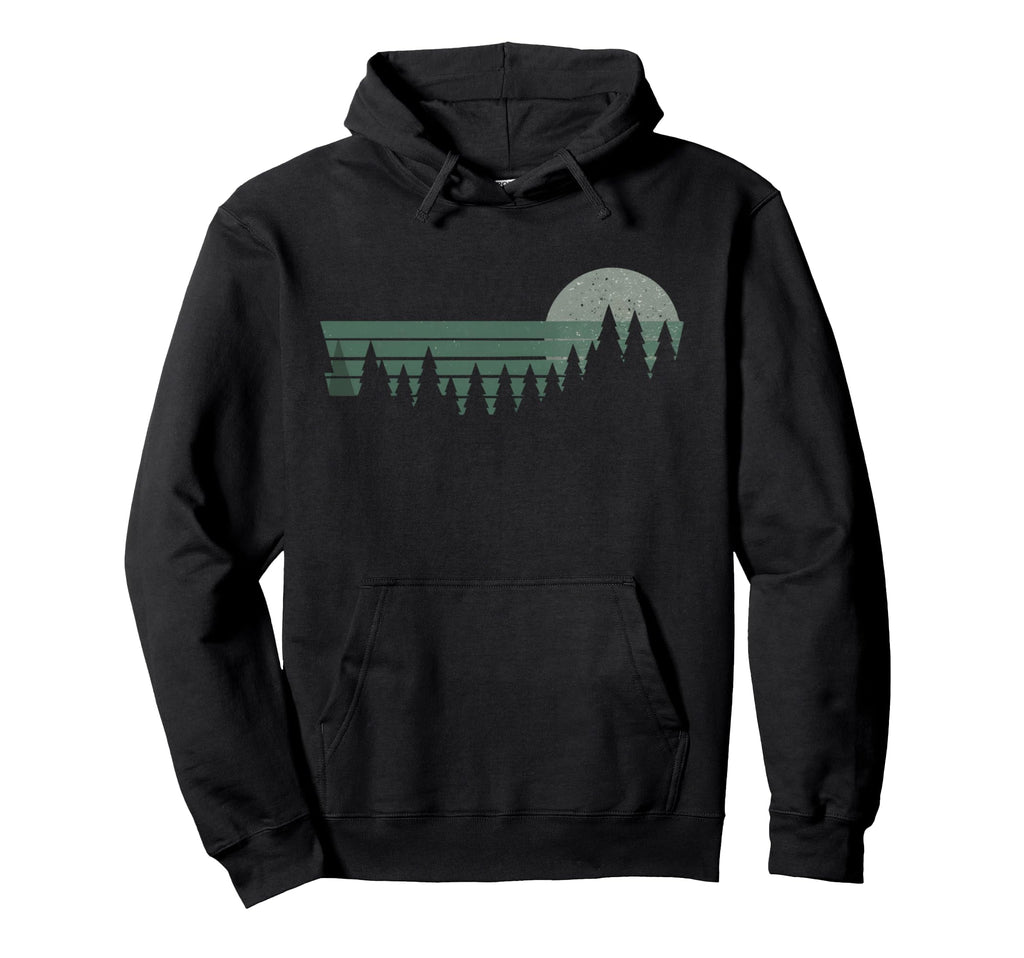 Wilderness Nature Forest Landscape Hoodie - Unique Graphic Unisex - T-Shirt, Sweatshirt, Hoodie