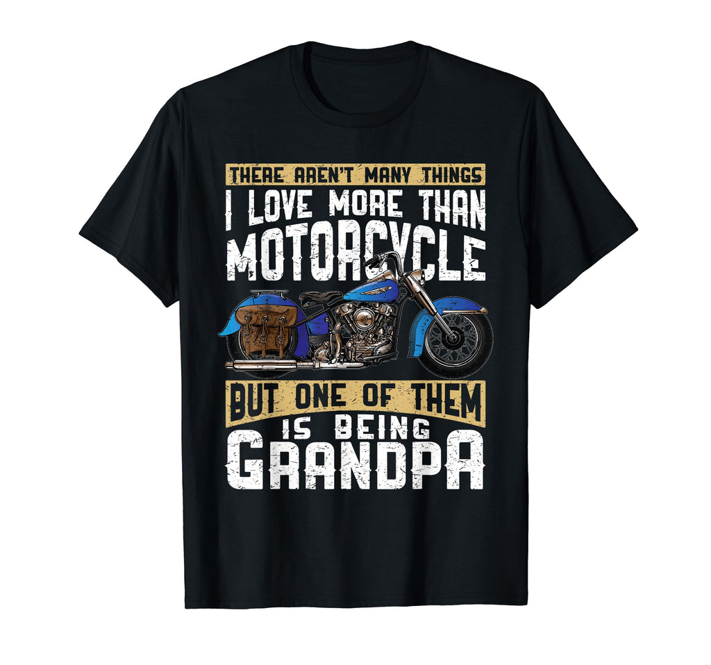 Best Grandpa Biker Motorcycle Gift T-Shirt - Custom Art Print Unisex - T-Shirt, Sweatshirt, Hoodie