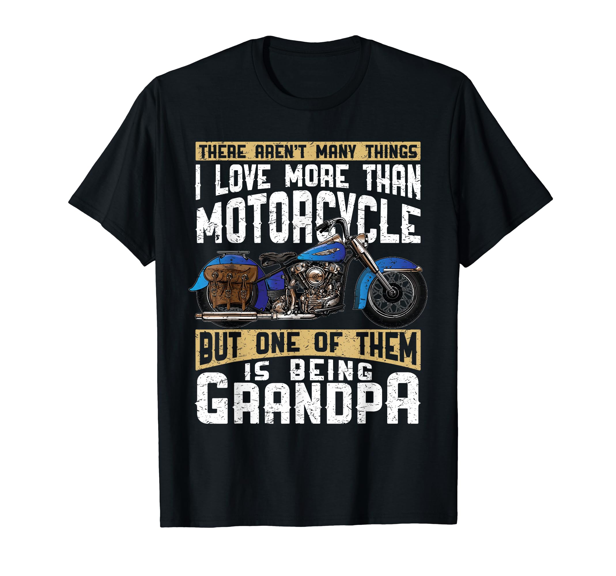 Best Grandpa Biker Motorcycle Gift T-Shirt - Custom Art Print Unisex - T-Shirt, Sweatshirt, Hoodie