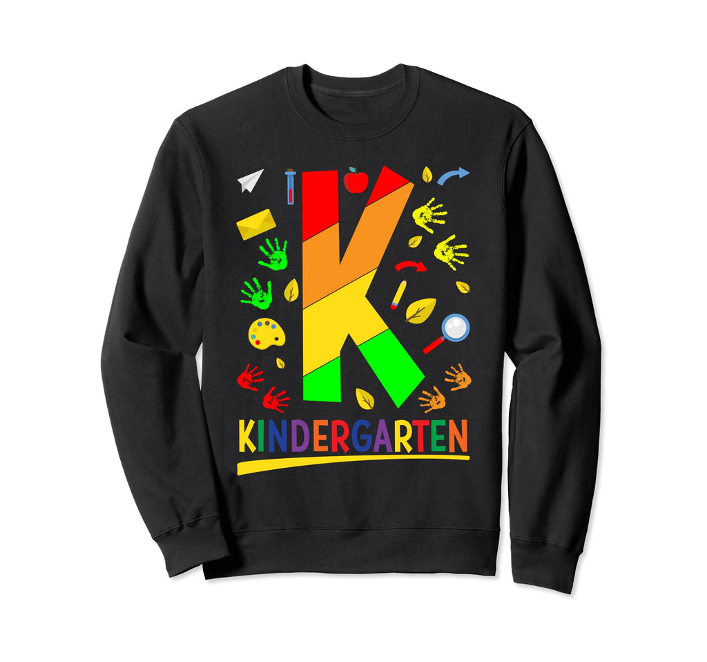 Kindergarten Typography Back Sweatshirt - Casual Everyday Wear for Adults - T-Shirt, Sweatshirt, Hoodie