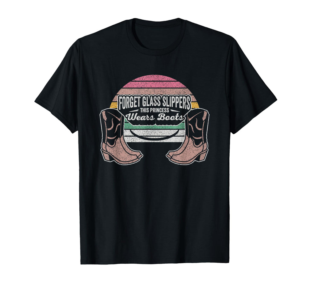 This Princess Wears Boots Cowboy T-Shirt - Aesthetic Graphic for Adults - T-Shirt, Sweatshirt, Hoodie