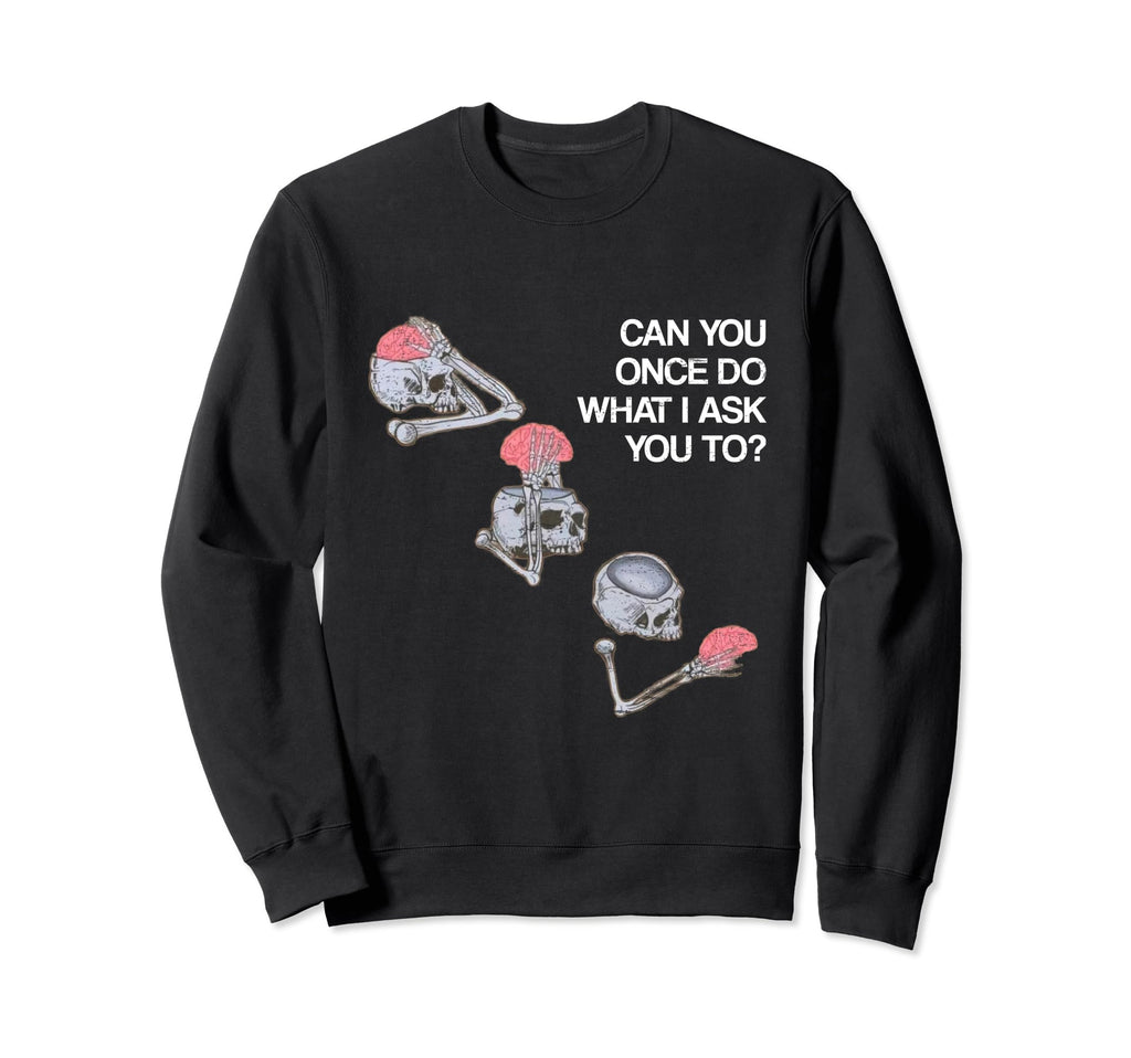 Skull And Brain Adhd And Mental Health Sweatshirt - Graphic Print Unisex - T-Shirt, Sweatshirt, Hoodie