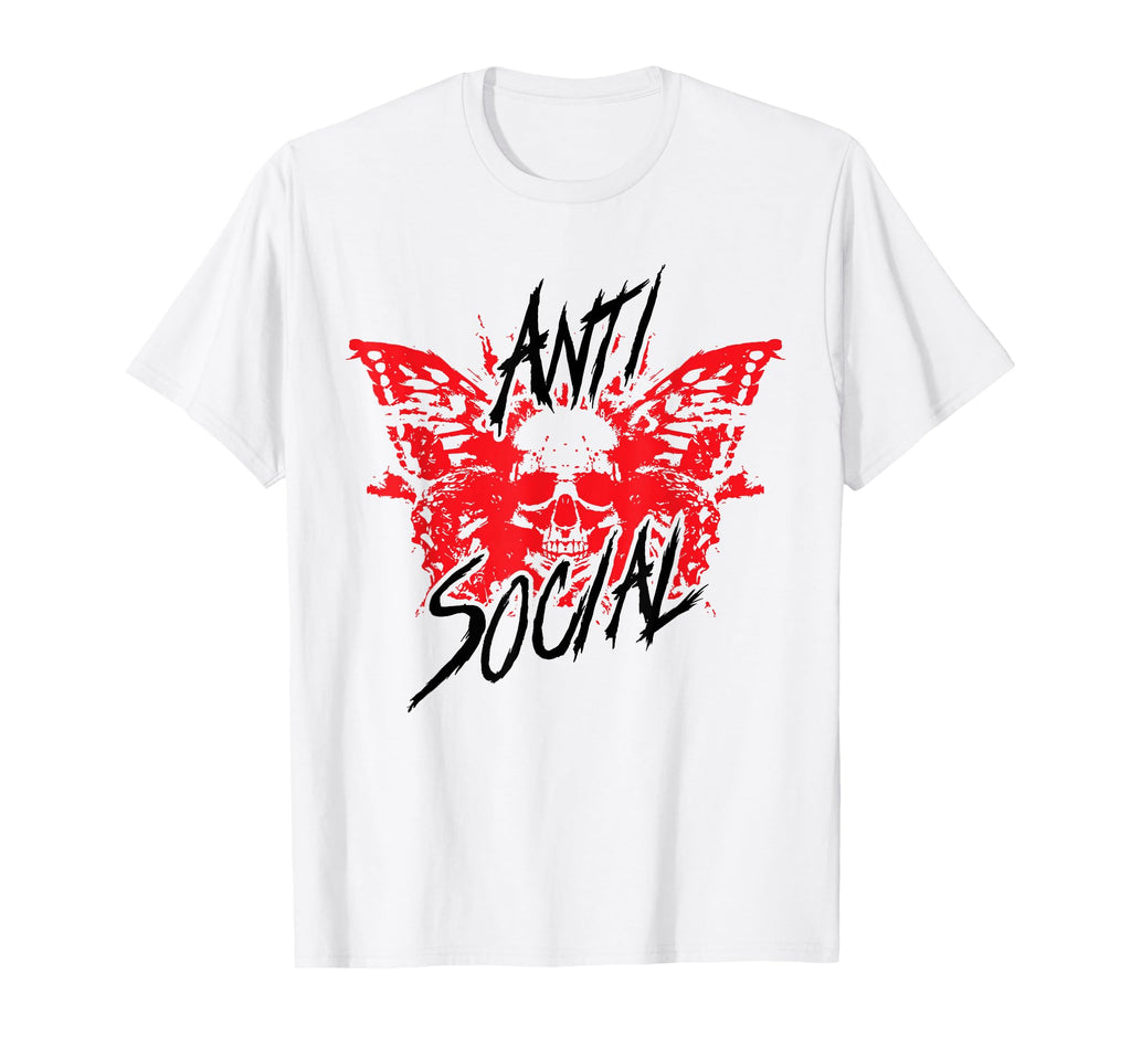 Antisocial Butterfly Shirts Introvert T-Shirt - Custom Art Print Men Women - T-Shirt, Sweatshirt, Hoodie