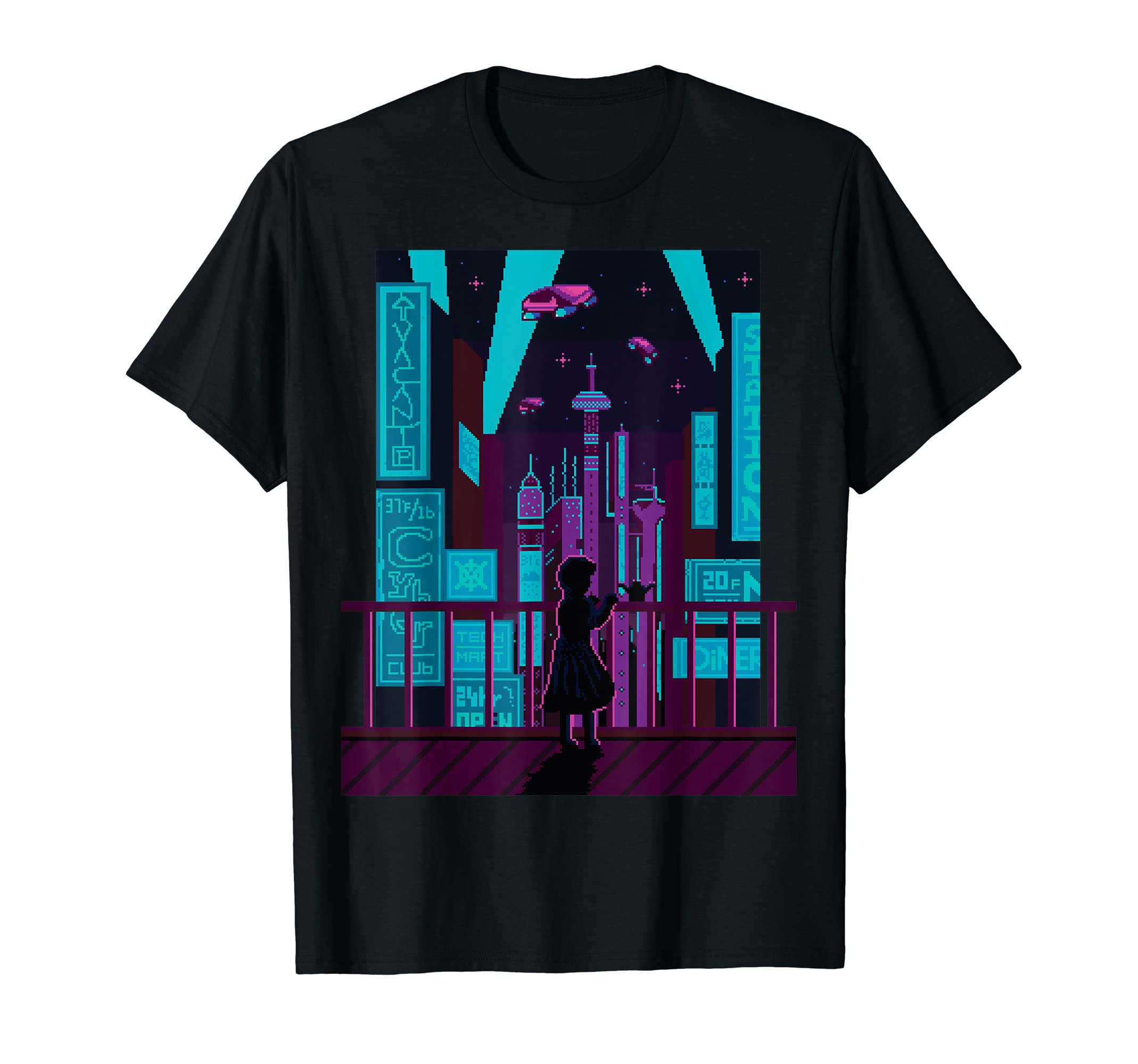 Synthwave Retrowave Music Sad Japan 80S T-Shirt - Unique Graphic Men Women - T-Shirt, Sweatshirt, Hoodie