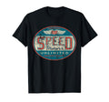 Speed Motor Distressed Shirts T-Shirt - Fun Novelty Design for Adults - T-Shirt, Sweatshirt, Hoodie