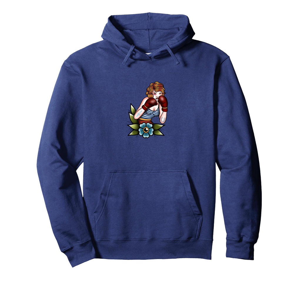 Traditional Boxer Tattoo Tees Hoodie - Unique Graphic Unisex - T-Shirt, Sweatshirt, Hoodie