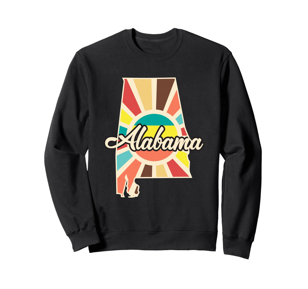 Alabama Pride State Outline Sweatshirt - Custom Art Print for Adults - T-Shirt, Sweatshirt, Hoodie