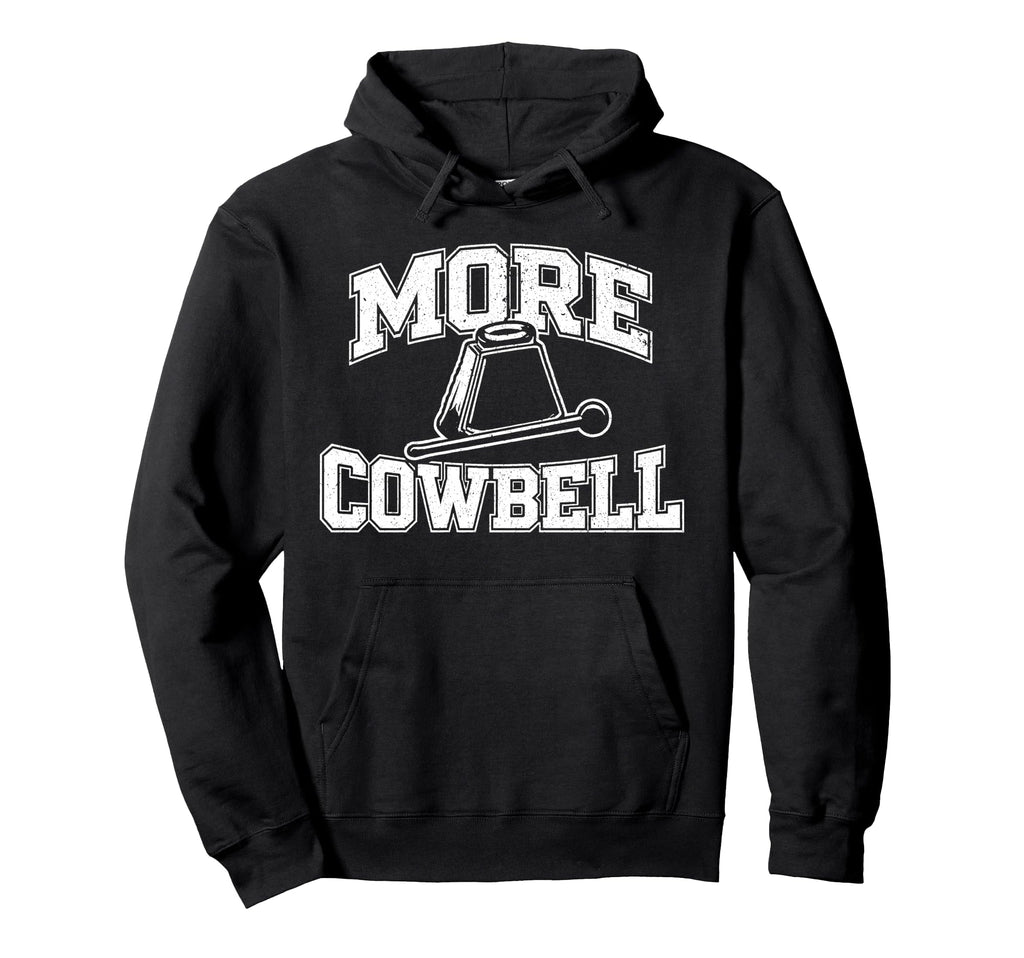 More Cowbell Cow Bell Music Instrument Hoodie - Trendy Graphic for Adults - T-Shirt, Sweatshirt, Hoodie