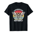 Antisocial Butterfly Funny Introvert T-Shirt - Trendy Graphic Men Women - T-Shirt, Sweatshirt, Hoodie