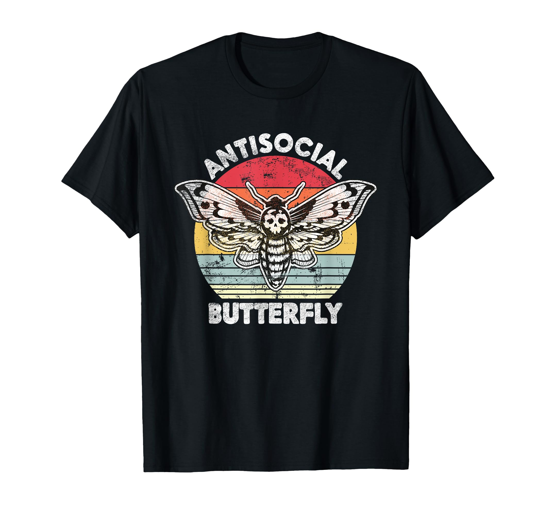 Antisocial Butterfly Funny Introvert T-Shirt - Trendy Graphic Men Women - T-Shirt, Sweatshirt, Hoodie