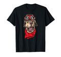Dog Wearing Motorcycle Helmet And T-Shirt - Streetwear Style for Adults - T-Shirt, Sweatshirt, Hoodie