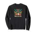 Zen Cat Meditation Mindfulness Yoga Sweatshirt - Unique Graphic Men Women - T-Shirt, Sweatshirt, Hoodie