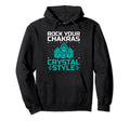 Spiritual Crystal Stones Healing Hoodie - Casual Everyday Wear Men Women - T-Shirt, Sweatshirt, Hoodie