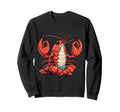 Meditation Lobster Yoga Pose Sweatshirt - Casual Everyday Wear Unisex - T-Shirt, Sweatshirt, Hoodie