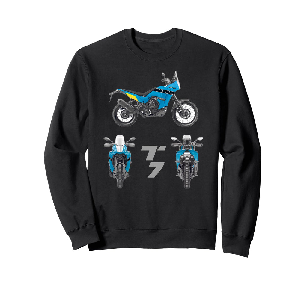 Tenere 700 T7 Adventure Bike Sweatshirt - Minimalist Print Men Women - T-Shirt, Sweatshirt, Hoodie
