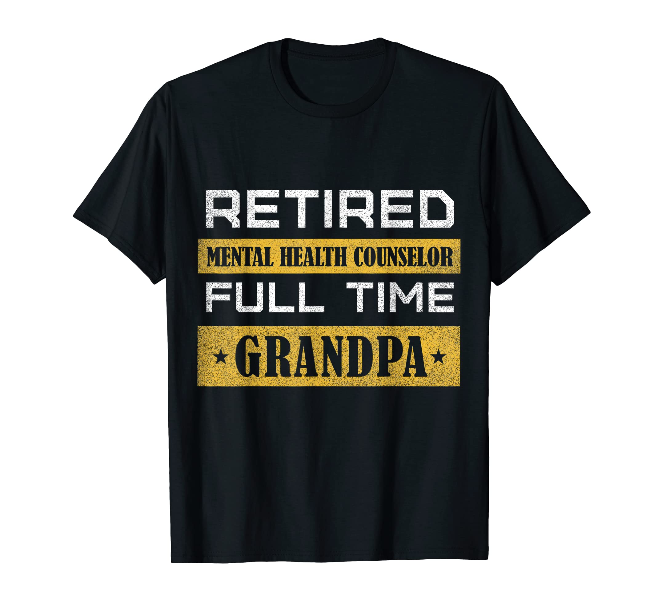 Mens Retired Mental Health Counselor T-Shirt - Graphic Print Men Women - T-Shirt, Sweatshirt, Hoodie