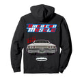 1965 65 Hotrod Impala Biscayne Del Ray Hoodie - Aesthetic Graphic Unisex - T-Shirt, Sweatshirt, Hoodie