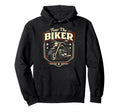 Motorcycle Biker Fear Biker Hoodie - Minimalist Print for Adults - T-Shirt, Sweatshirt, Hoodie