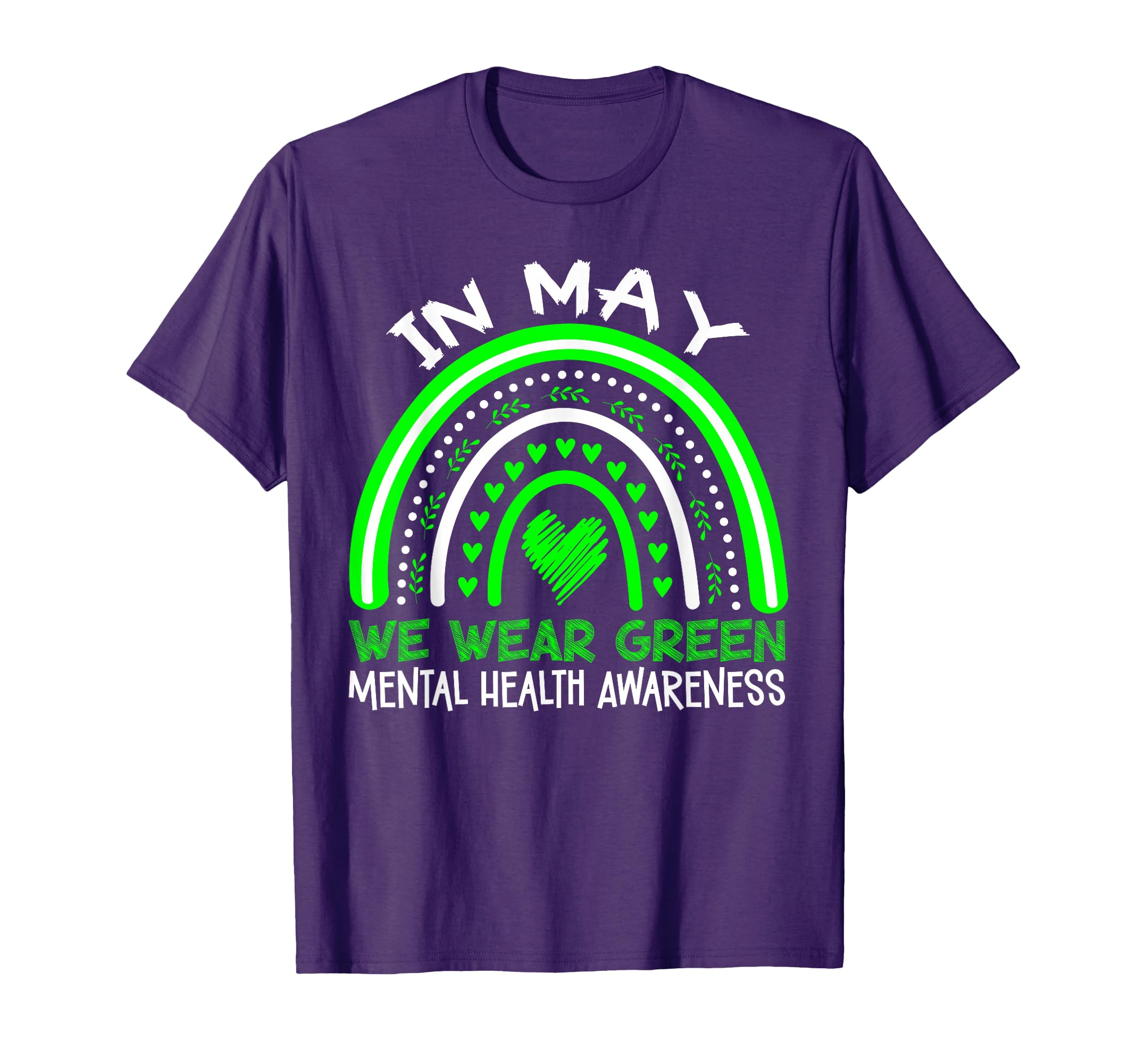 Mental Health Matters We Wear T-Shirt - Casual Everyday Wear Men Women - T-Shirt, Sweatshirt, Hoodie