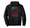 Us Flag American Motorcycle Biker Hoodie - Streetwear Style for Adults - T-Shirt, Sweatshirt, Hoodie
