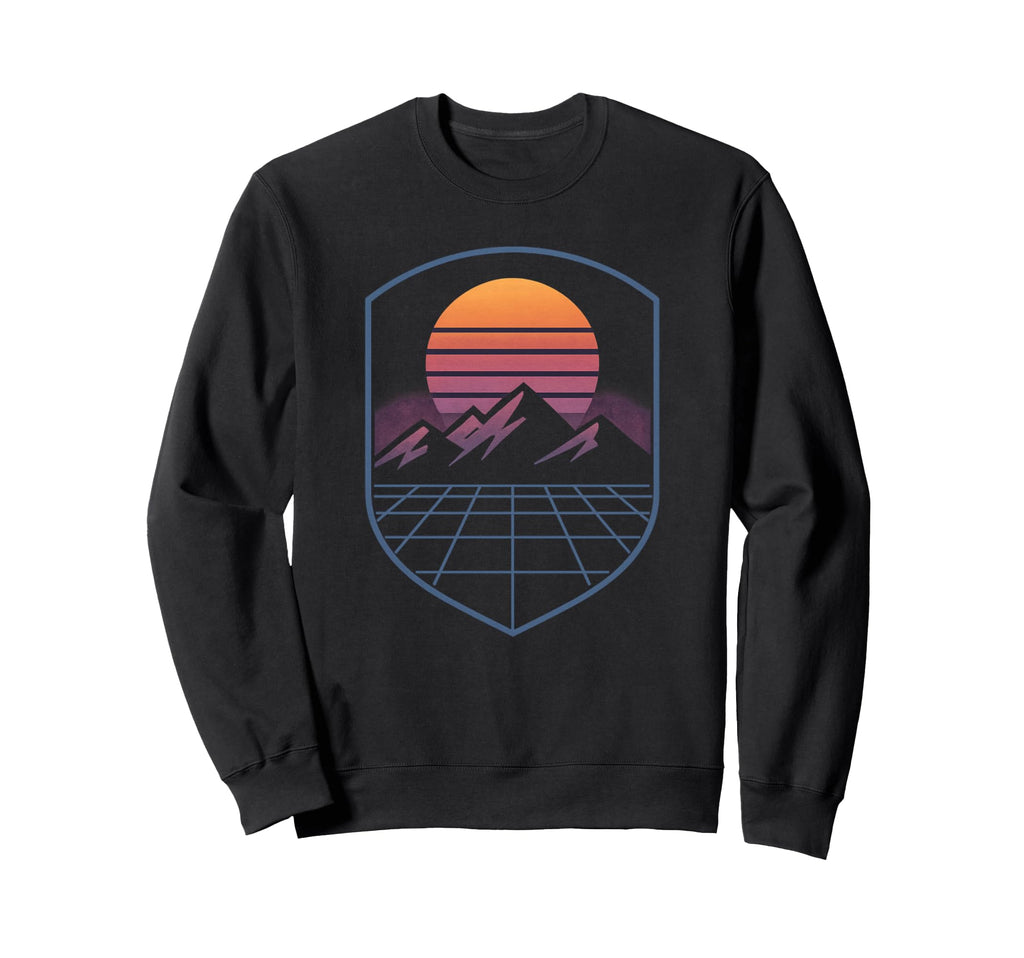 80S Synthwave Sweatshirt - Aesthetic Graphic for Adults - T-Shirt, Sweatshirt, Hoodie