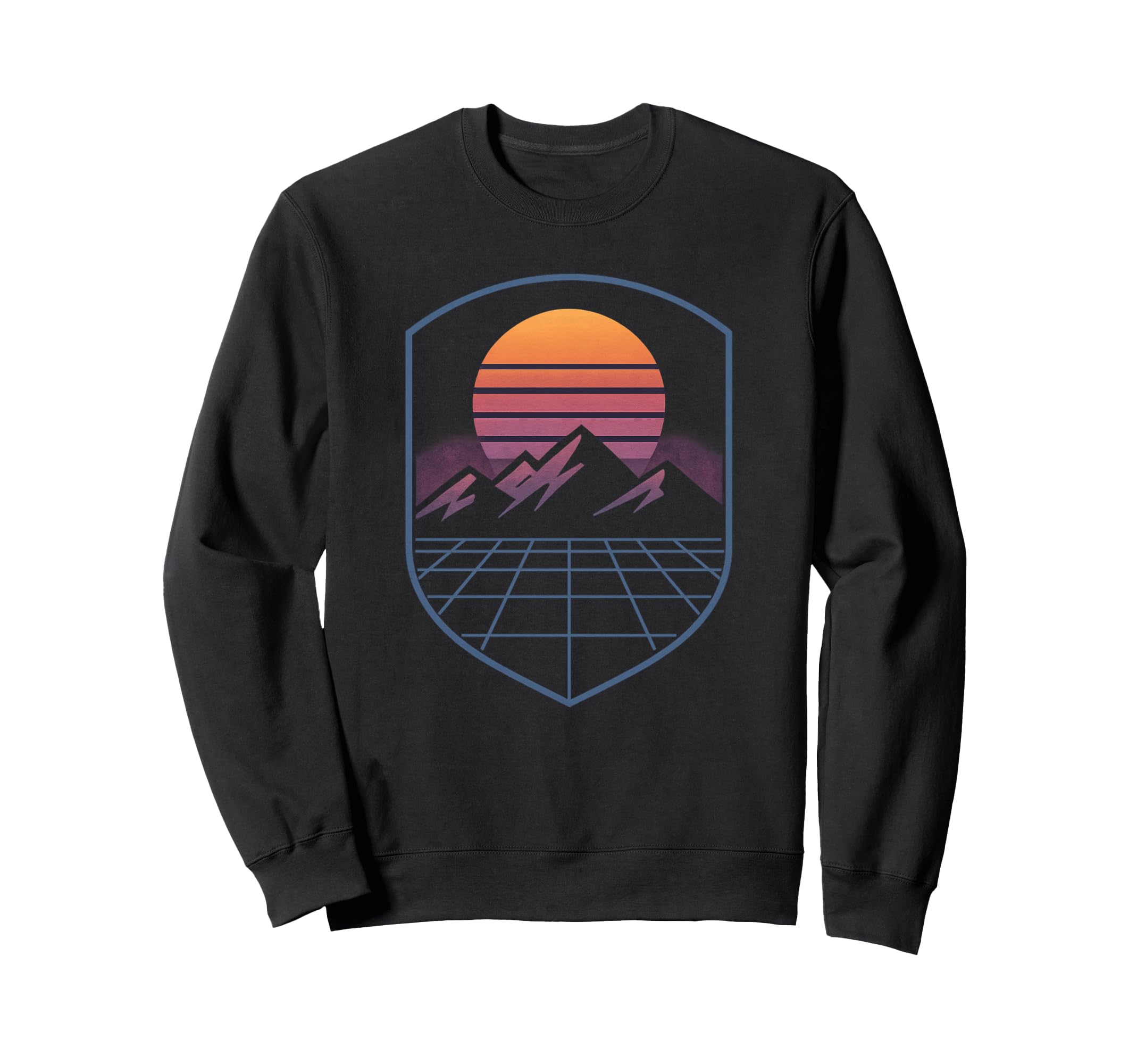 80S Synthwave Sweatshirt - Aesthetic Graphic for Adults - T-Shirt, Sweatshirt, Hoodie