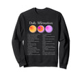 Daily Affirmation Manifest Positive Sweatshirt - Aesthetic Graphic Unisex - T-Shirt, Sweatshirt, Hoodie