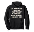 Mind Speaks Colors Mindfulness Hoodie - Aesthetic Graphic for Adults - T-Shirt, Sweatshirt, Hoodie