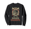 Biker Badass Grandpa Sweatshirt - Casual Everyday Wear for Adults - T-Shirt, Sweatshirt, Hoodie