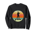 Stand Up Paddleboard Sunset Distressed Sweatshirt - Unique Graphic Unisex - T-Shirt, Sweatshirt, Hoodie