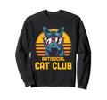 Antisocial Cat Club Introvert Cat Sweatshirt - Novelty Apparel for Adults - T-Shirt, Sweatshirt, Hoodie