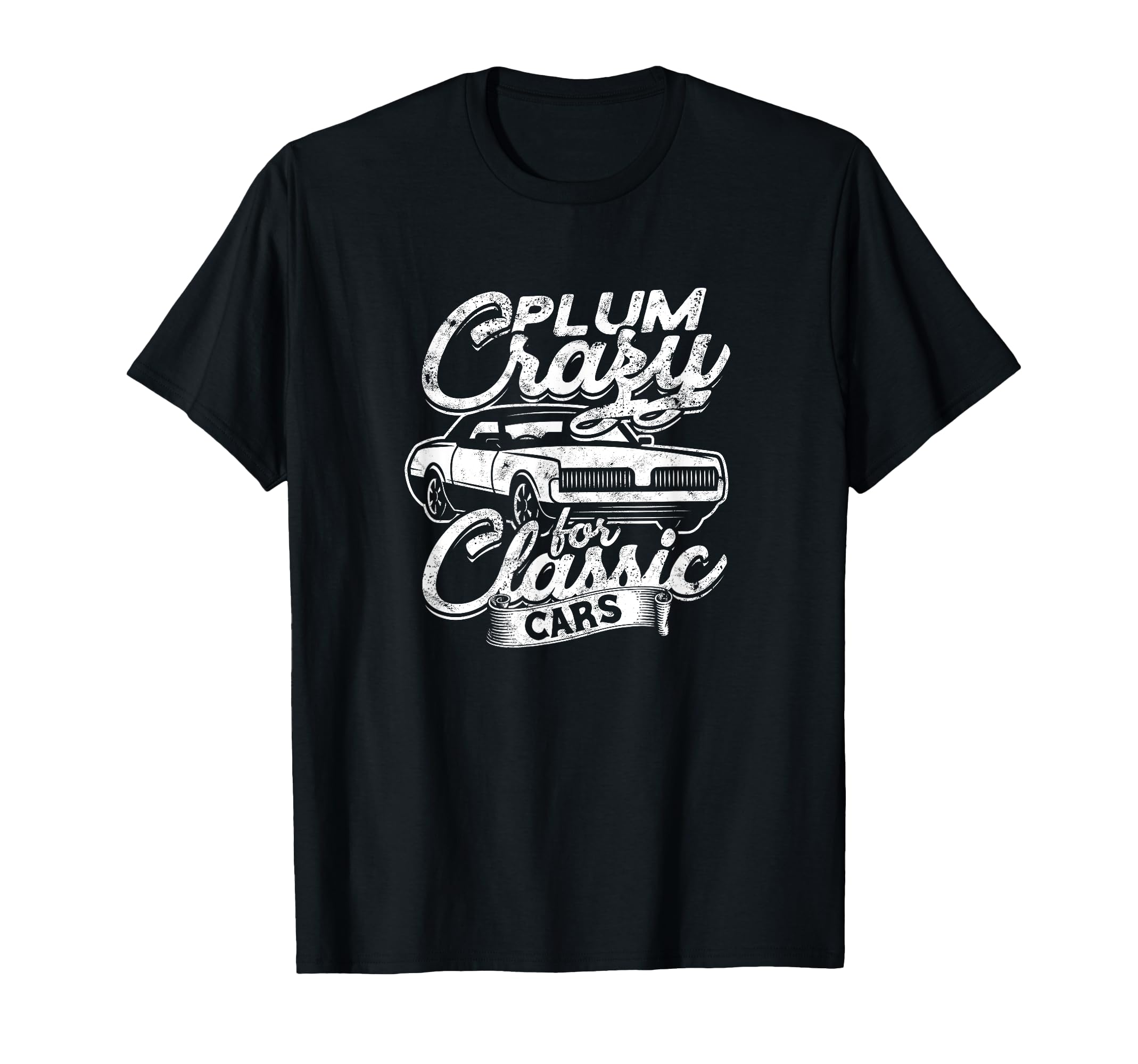 Plum Crazy Cars Oldies T-Shirt - Streetwear Style Men Women - T-Shirt, Sweatshirt, Hoodie