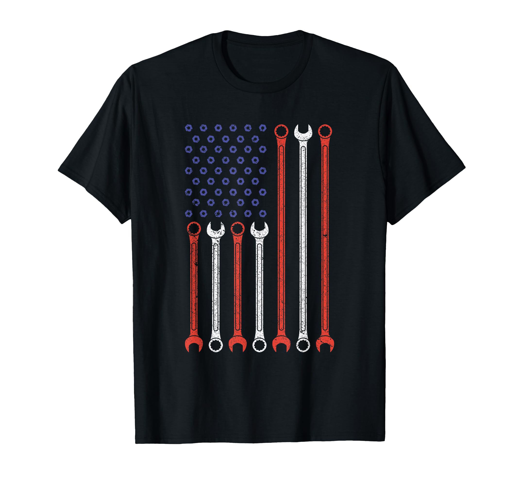 American Flag Diesel Engine Mechanic T-Shirt - Unique Graphic for Adults - T-Shirt, Sweatshirt, Hoodie