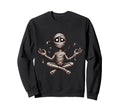 Meditation Mummy Yoga Pose Relaxing Sweatshirt - Graphic Print for Adults - T-Shirt, Sweatshirt, Hoodie