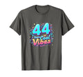 44 Years Vibes Birthday Gift Asphalt T-Shirt - Minimalist Print Men Women - T-Shirt, Sweatshirt, Hoodie