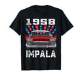 1958 58 Impala Old School Muscle Car T-Shirt - Unique Graphic Unisex - T-Shirt, Sweatshirt, Hoodie