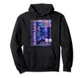 Kawasaki City 80S Synthwave Skyline Hoodie - Streetwear Style for Adults - T-Shirt, Sweatshirt, Hoodie