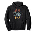 Best Baba Ever Sunset Arabic Father Hoodie - Minimalist Print for Adults - T-Shirt, Sweatshirt, Hoodie