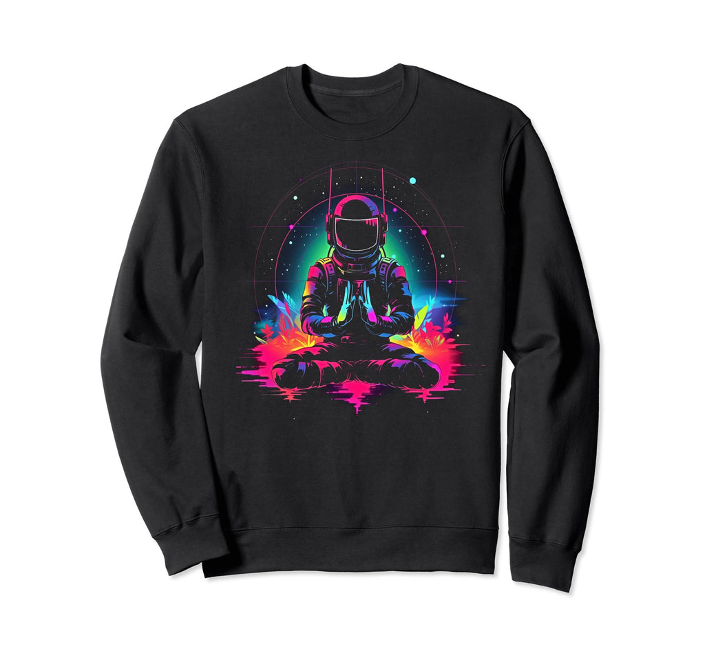Synthwave Astronaut Cyberpunk Sweatshirt - Aesthetic Graphic for Adults - T-Shirt, Sweatshirt, Hoodie