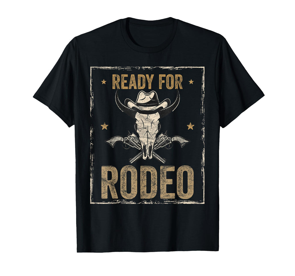 Ready Rodeo Distressed Western T-Shirt - Streetwear Style Unisex - T-Shirt, Sweatshirt, Hoodie