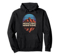 Mountains Are My Mainframe 80S Hoodie - Novelty Apparel for Adults - T-Shirt, Sweatshirt, Hoodie