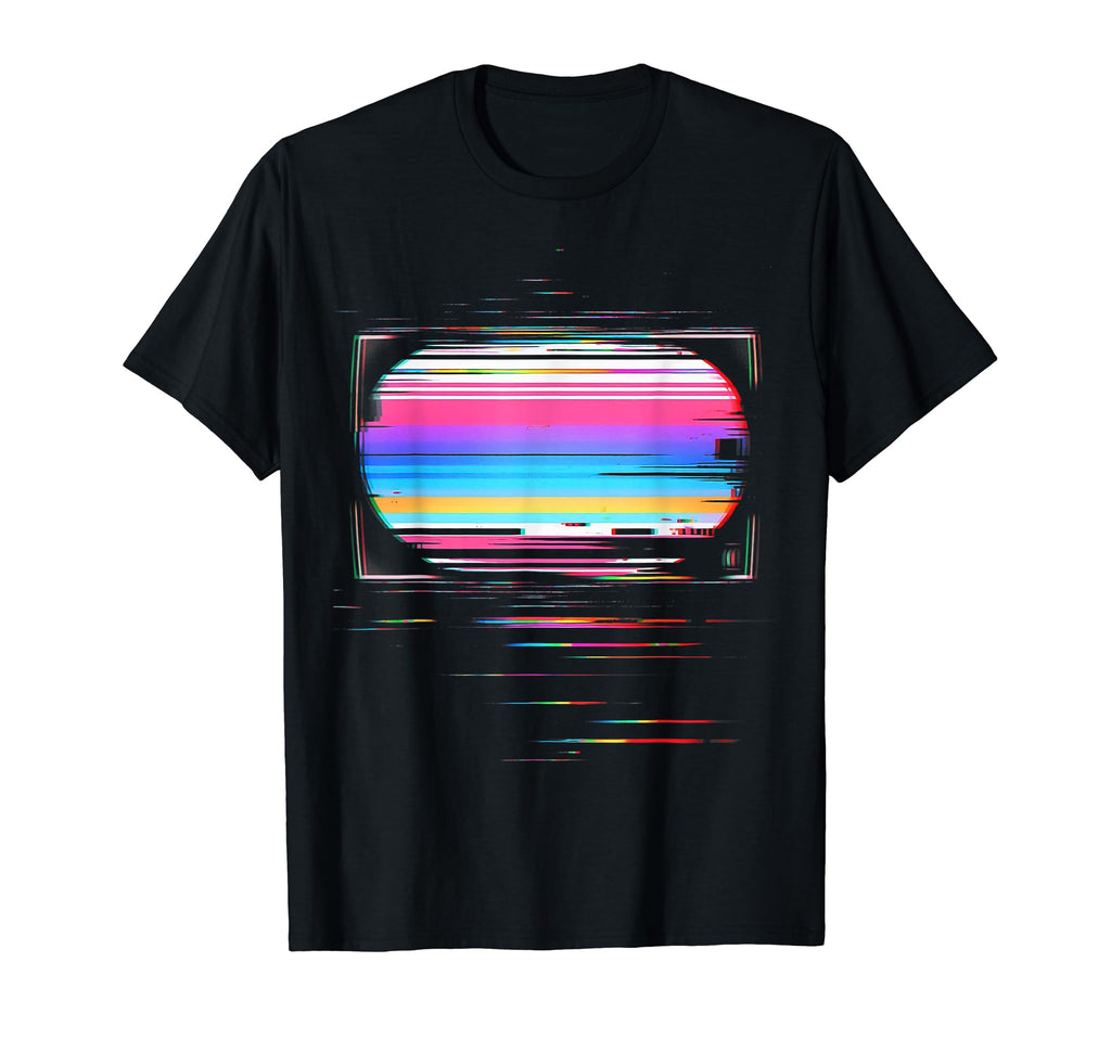 80S 90S Vaporwave Synthwave Tv T-Shirt - Casual Everyday Wear Unisex - T-Shirt, Sweatshirt, Hoodie