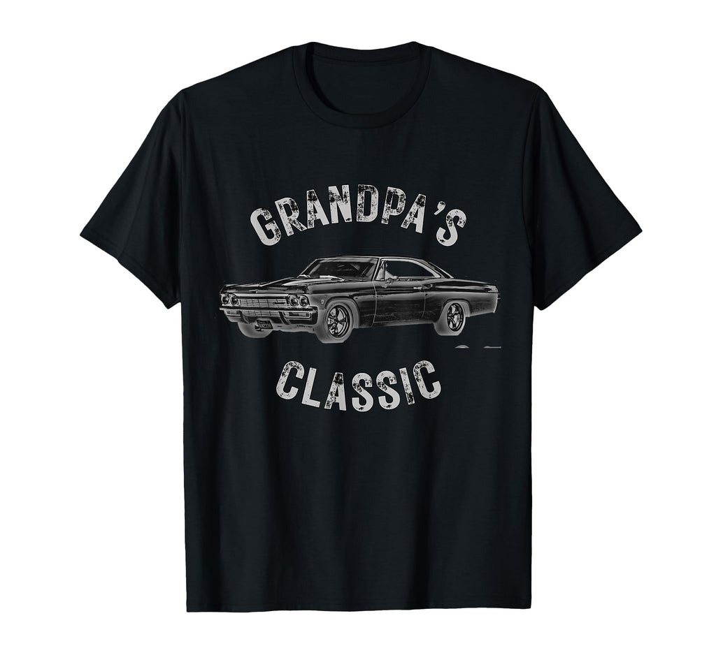 65 Grandpas Hot Car Enthusiast T-Shirt - Minimalist Print Men Women - T-Shirt, Sweatshirt, Hoodie