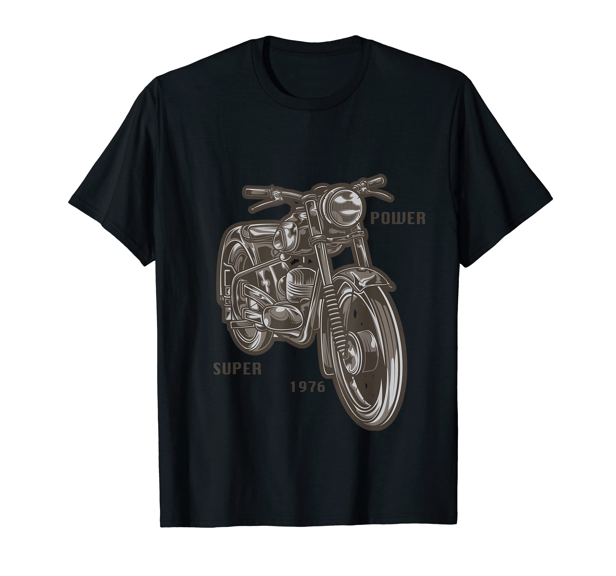 Cafe Racer Motorcycle Bike T-Shirt - Custom Art Print Men Women - T-Shirt, Sweatshirt, Hoodie