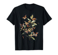 Monarch Butterfly Milkweed Flower T-Shirt - Custom Art Print Men Women - T-Shirt, Sweatshirt, Hoodie