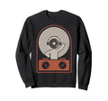 Dj Disc Jockey Vinyl Record Player Sweatshirt - Graphic Print Men Women - T-Shirt, Sweatshirt, Hoodie